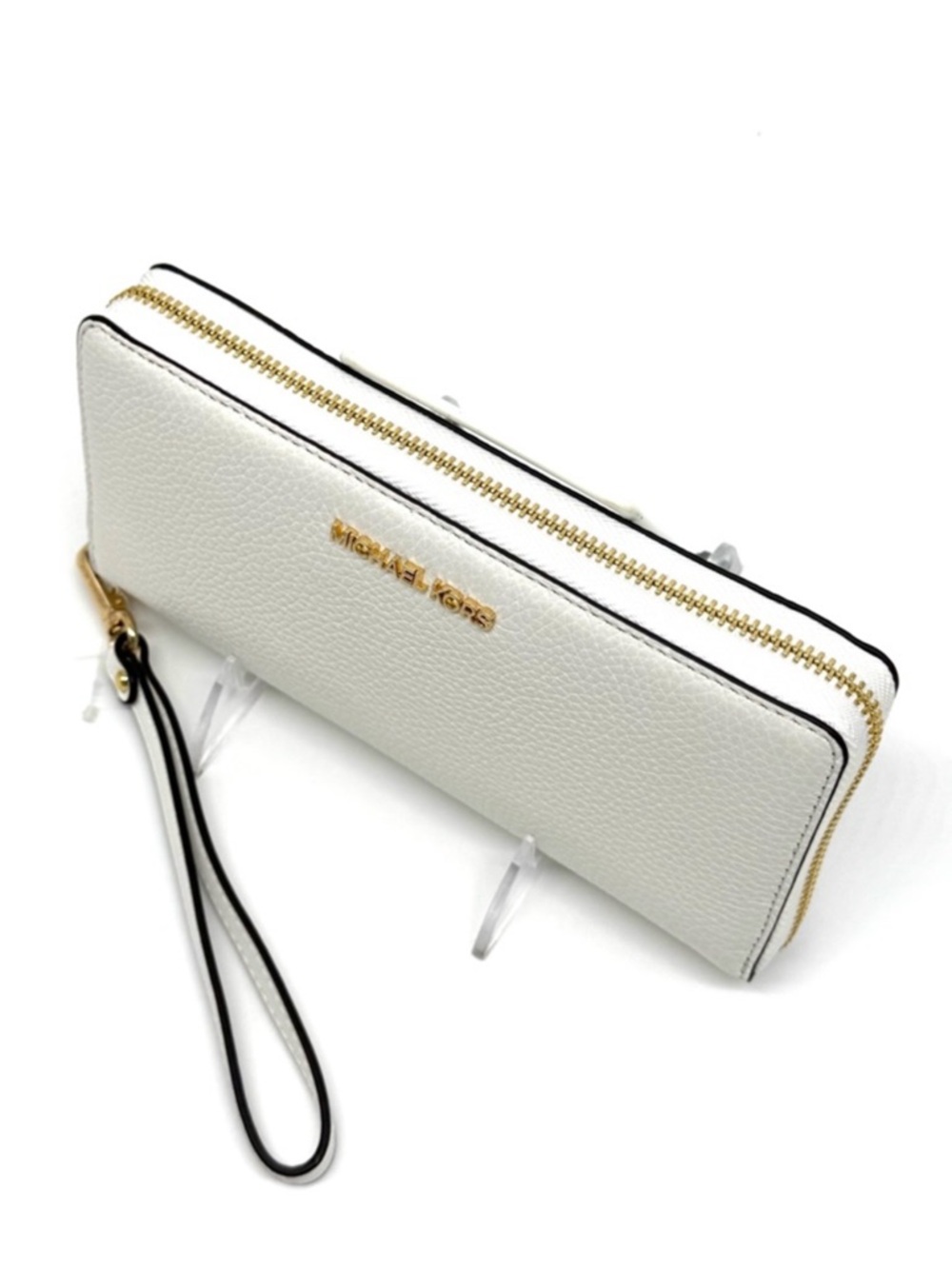 Michael Kors Large Continental Wallet Optic White - Picture 7 of 9